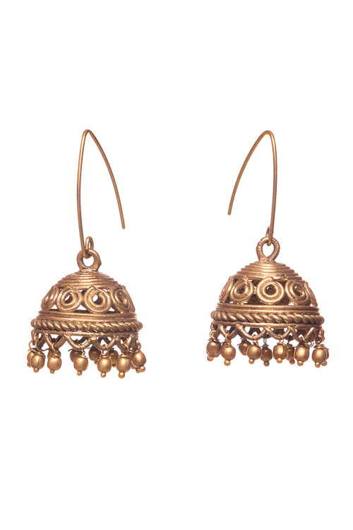 Miharu Dokra Dangler Jhumka