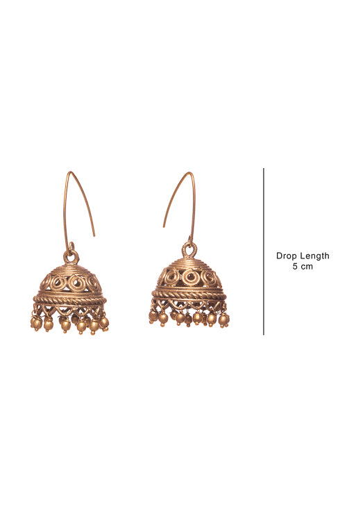 Miharu Dokra Dangler Jhumka