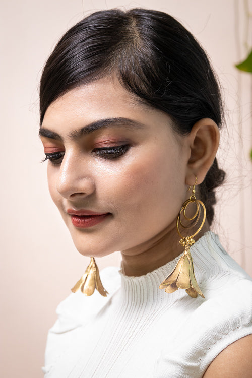 Miharu Statement Floral Earring