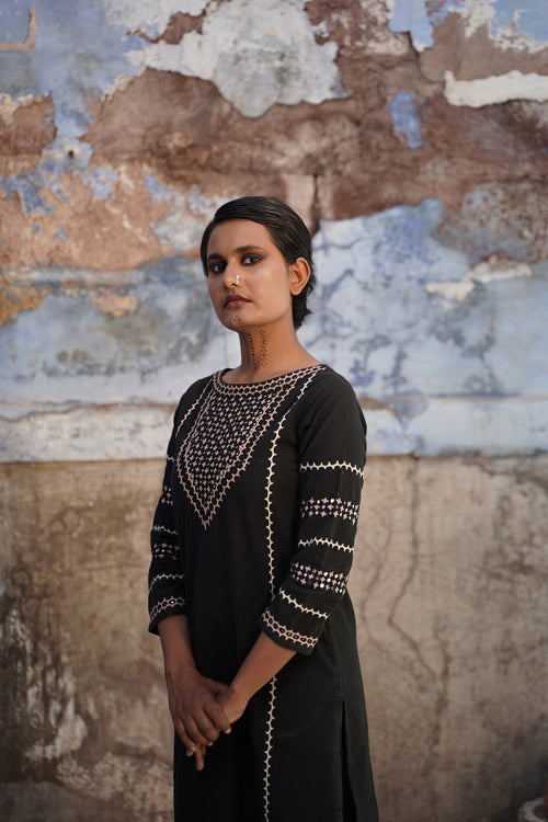 Urmul 'AFSOON' Handloom  Kurti set (Kurti,Pant)