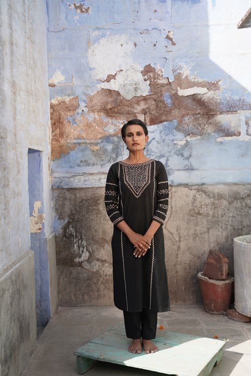 Urmul 'AFSOON' Handloom  Kurti set (Kurti,Pant)