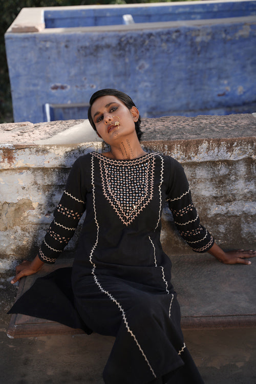 Urmul 'AFSOON' Handloom  Kurti set (Kurti,Pant)