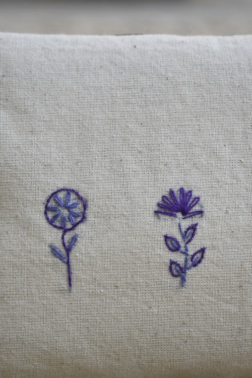Okhai 'Adventurer' Hand Embroidered Travel Pouch