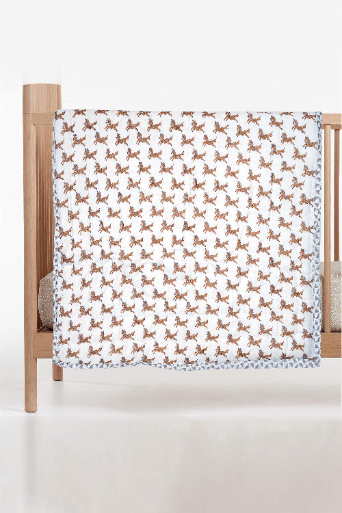 Earthen Nest Brown Horse Quilt