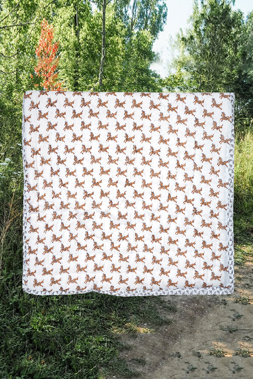 Earthen Nest Brown Horse Quilt