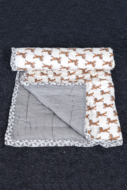 Earthen Nest Brown Horse Quilt