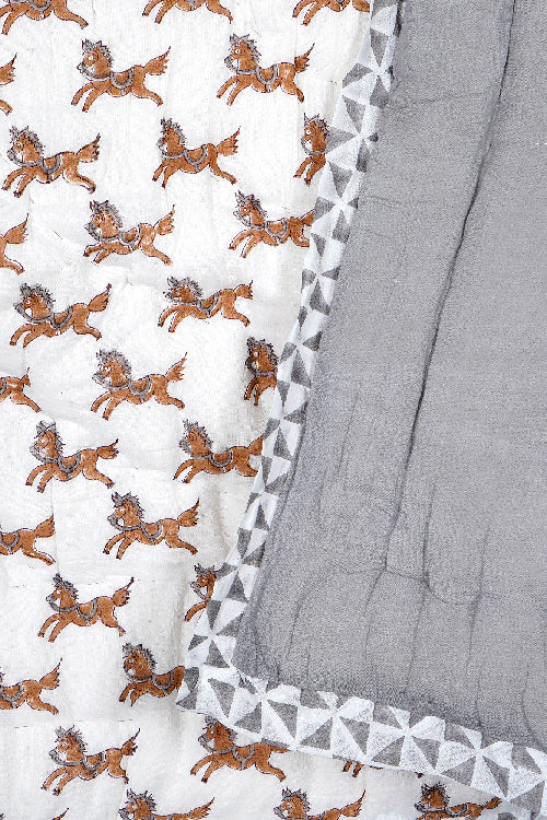 Earthen Nest Brown Horse Quilt