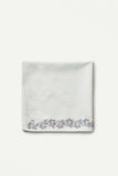 Ikai Asai block printed Table Napkin single pc with embroidery