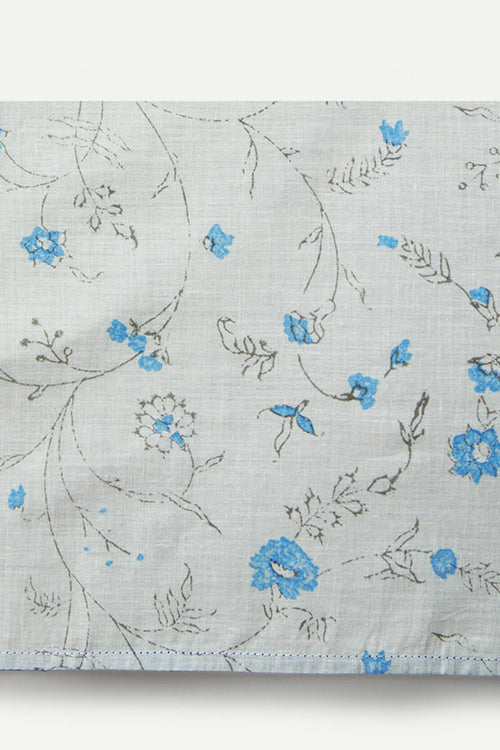 Ikai Asai Block p=Printed Table Napkin Single pc with Blue Border