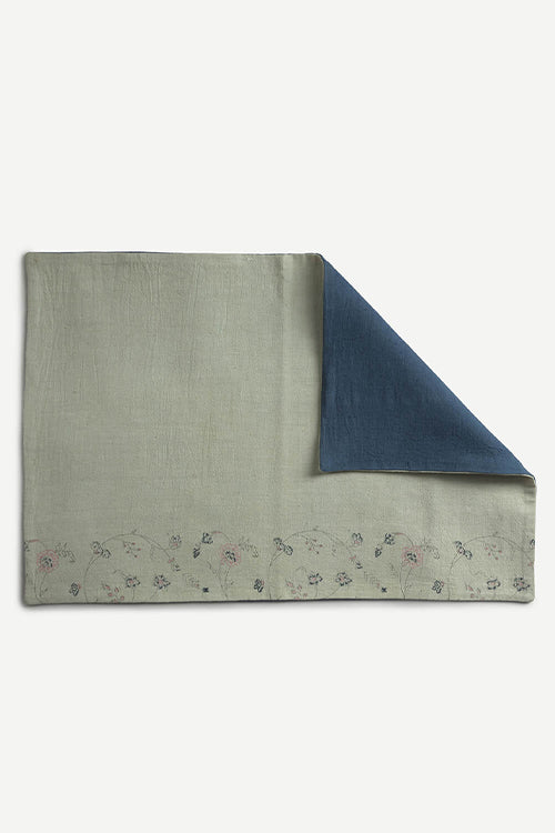 Ikai Asai Table Mat single pc grey and blue