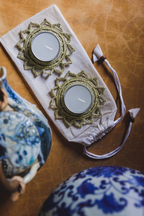 Samoolam Tea Lights Diya Placemats