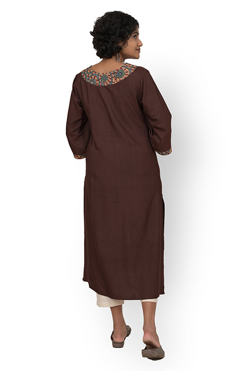 Creative Bee Kalamkari Patch Kurti
