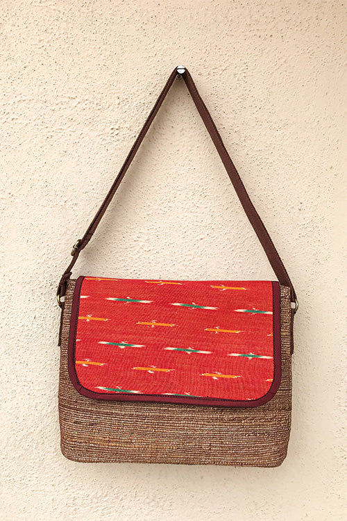 Gramya Handcrafted Banana Fibre Cross Body Bag