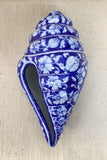 Ram Gopal Blue Pottery Handcrafted 'Spritual Shank ' Blue, White