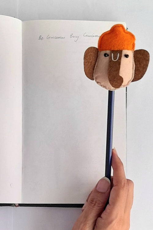 "Svatanya" Handcrafted Eco-Friendly Ganesha & Hanuman Pencil Topper