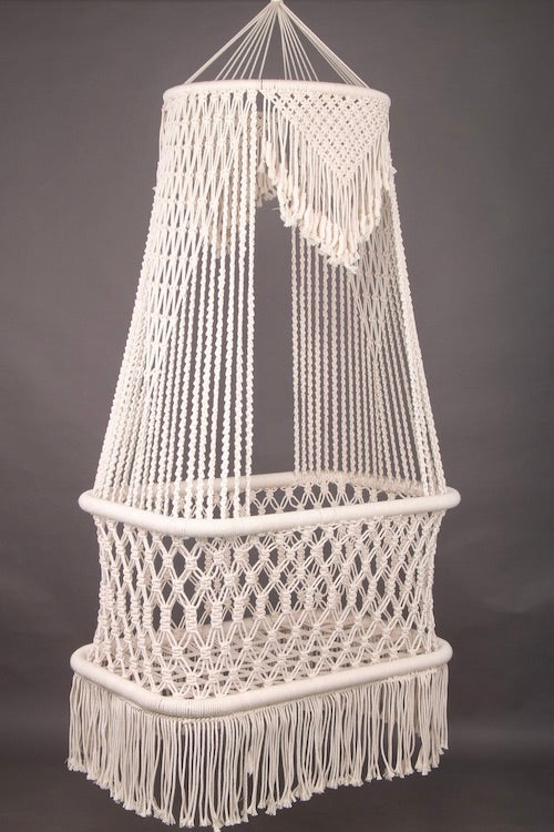 House Of Macrame Handcrafted Hanging Cradle