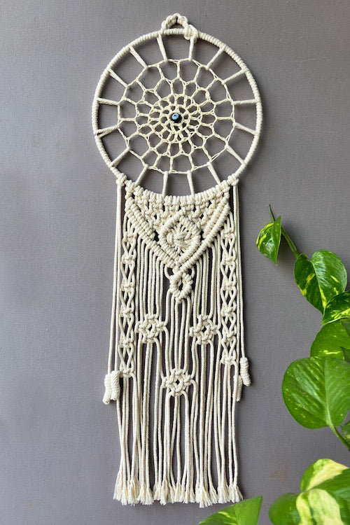 House Of Macrame "Evil Eye" Crochet Dreamcatcher