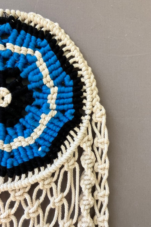 House Of Macrame 'Evil Eye' Full Ring Handcrafted Dream-Catcher