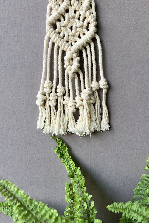 House Of Macrame Tiny "Evil Eye" Dreamcatcher / Car Charm