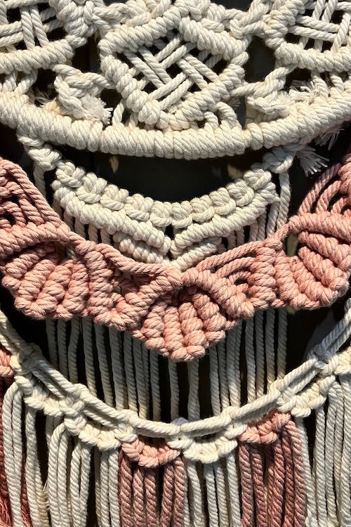 House Of Macrame Handcrafted 'Rose-Bud' Dreamcatcher