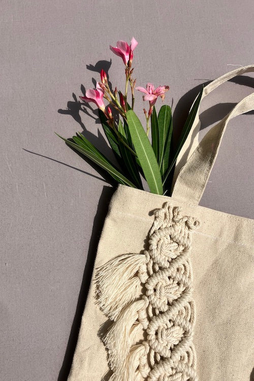 House Of Macrame 100% Cotton Tote Bag