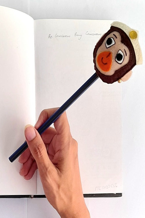 "Svatanya" Handcrafted Eco-Friendly Ganesha & Hanuman Pencil Topper