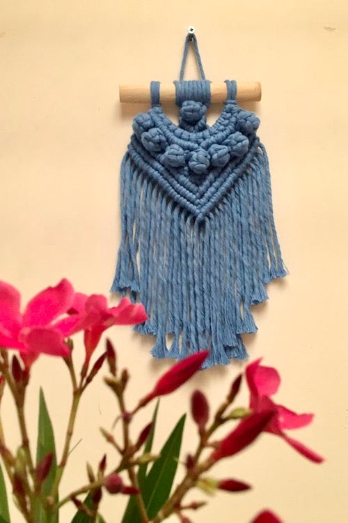 Berry Me Knot Handcrafted Small Macrame Wall Hanging Online