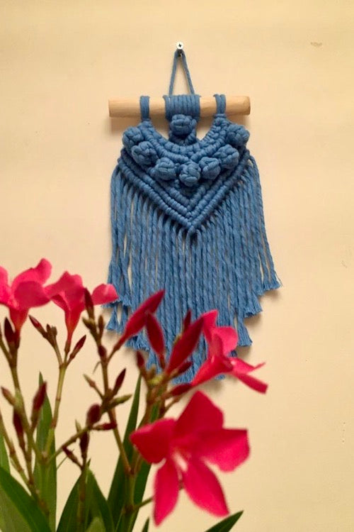 Berry Me Knot Handcrafted Small Macrame Wall Hanging Online