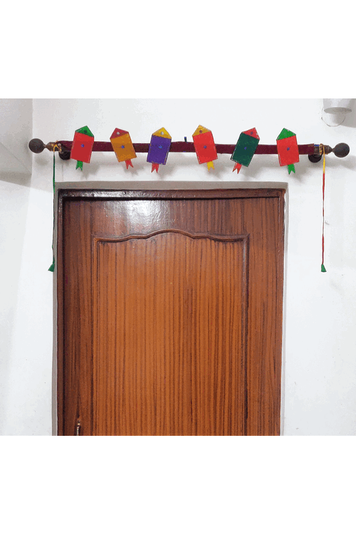 "Svatanya" Handcrafted Eco-Friendly Rocket Toran