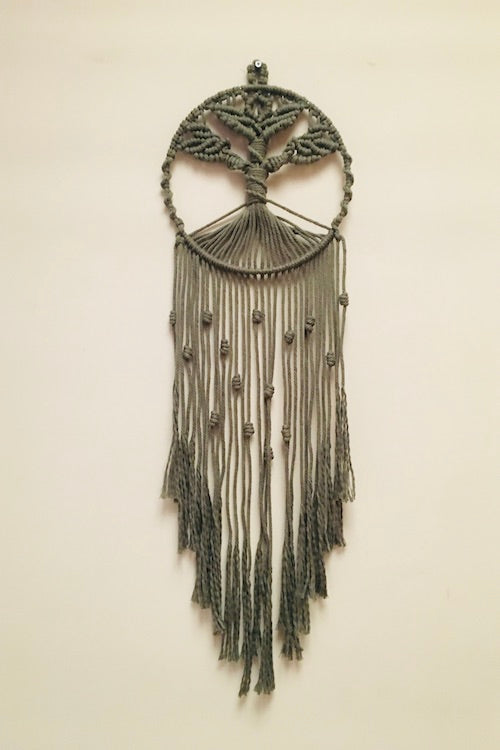 "House of Macrame" Tree of Life - Olive Green