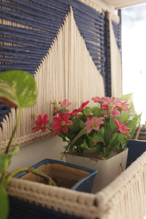 Sirohi Noir Recycled Cotton Wall Organizer