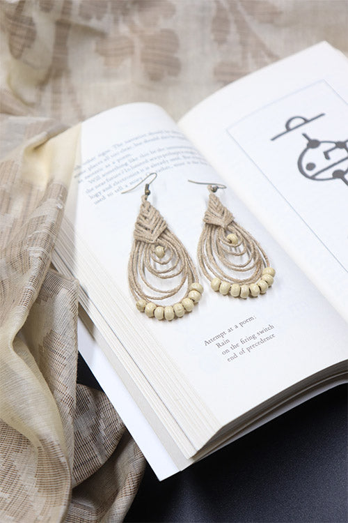 Whe Handmade Jute Earring