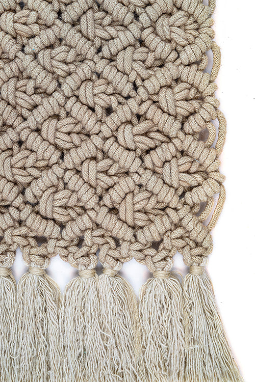 One 'O' Eight Knots Jewel Hand-Knotted 100% Cotton Placemat (set of 2)