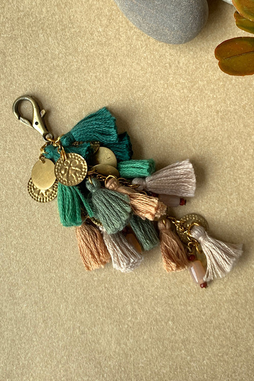 Dhaaga Sage Green Keycharm