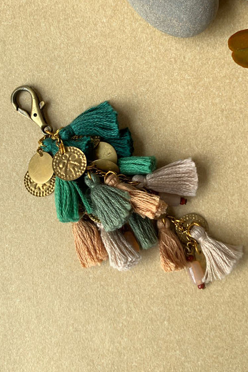 Dhaaga Sage Green Keycharm