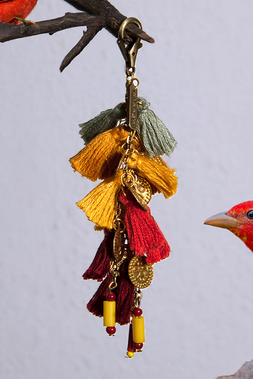 Dhaaga Summer Tanager Keycharm