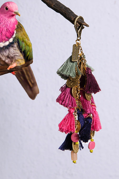 Dhaaga Pink Fruit Dove Keycharm