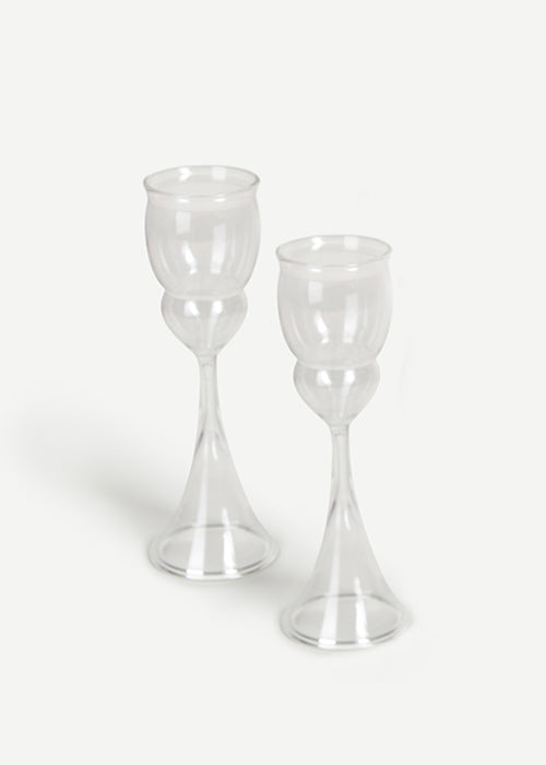 Ikai Asai Borosilicate Champagne Flute set of 2