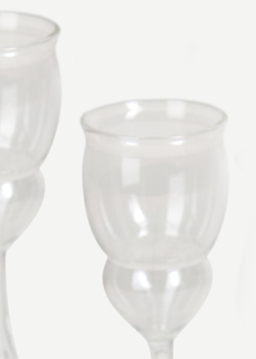 Ikai Asai Borosilicate Champagne Flute set of 2