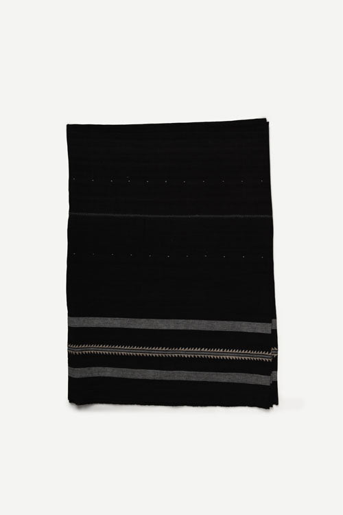 Ikai Asai-Regalia Black Table Cover