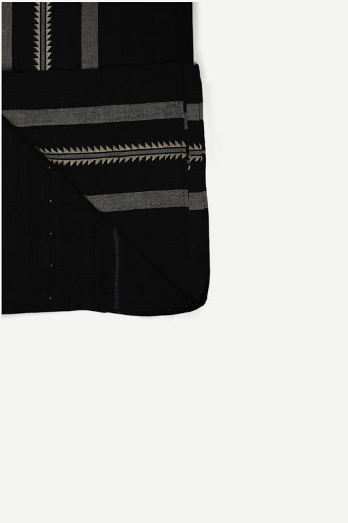 Ikai Asai-Regalia Black Table Cover