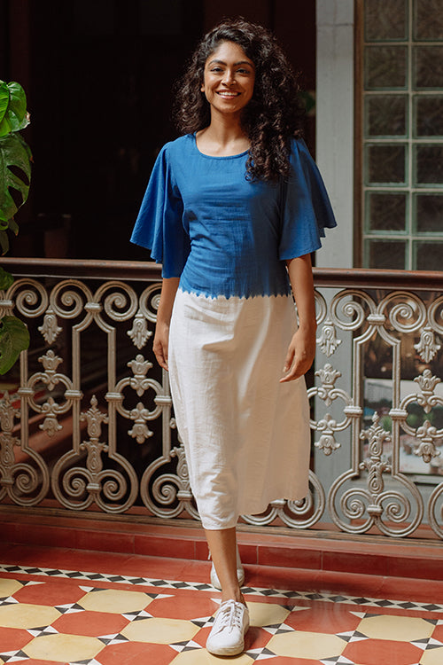 Okhai 'Falak' Pure Cotton Tie-Dye Kaftan