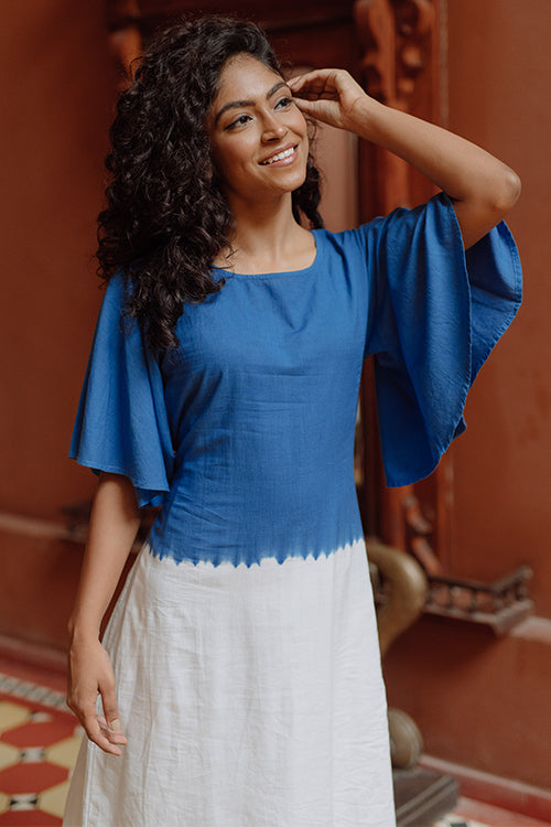 Okhai 'Falak' Pure Cotton Tie-Dye Kaftan