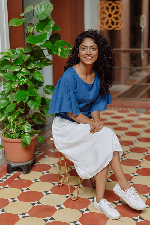 Okhai 'Falak' Pure Cotton Tie-Dye Kaftan