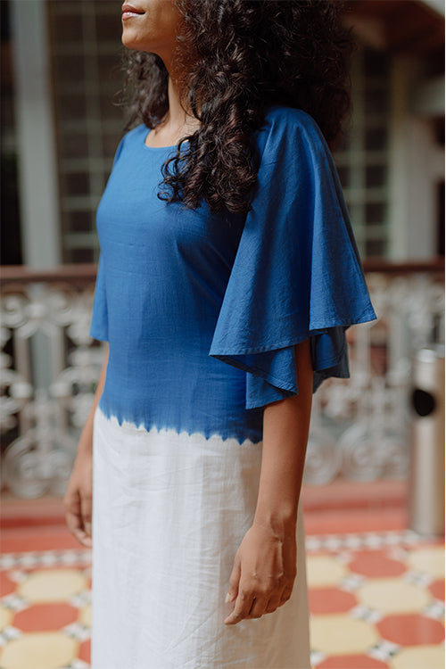 Okhai 'Falak' Pure Cotton Tie-Dye Kaftan