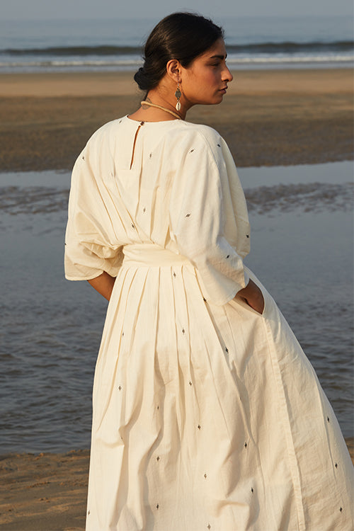 Okhai 'Serena' Handwoven Pure Cotton Dress