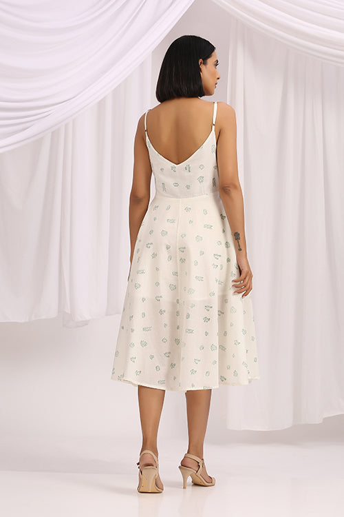 Okhai 'Summer Breeze' Hand Block Printed Cotton Dress