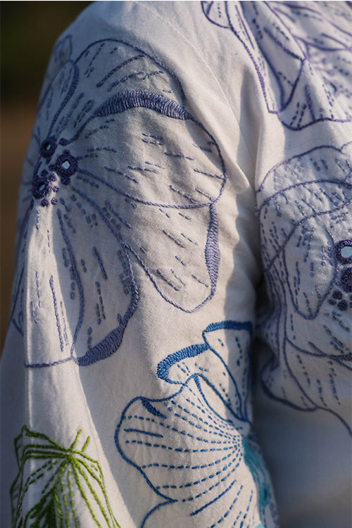 Okhai 'Delilah' Hand Embroidered and Mirrorwork Dress