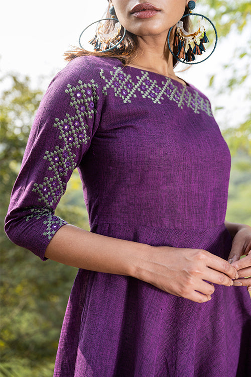 Okhai 'Urban Legend' Hand Embroidered Mirror Work Dress