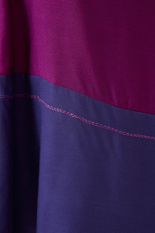 Okhai 'Boysenberry' Silk Blend V-Neck Wrap Dress